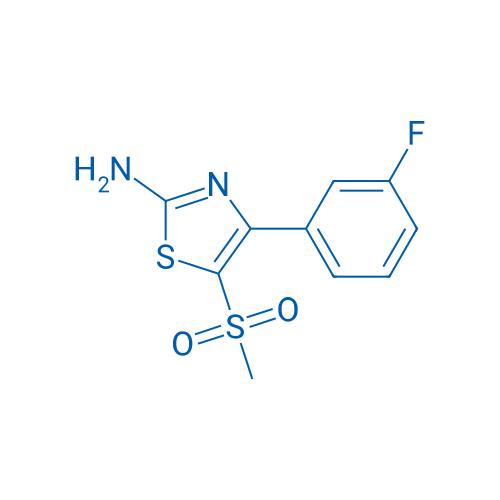 4-(3-Fluorophenyl)-5-(methylsulfonyl)thiazol-2-amine 1g