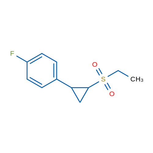 1-(2-(Ethylsulfonyl)cyclopropyl)-4-fluorobenzene 1g