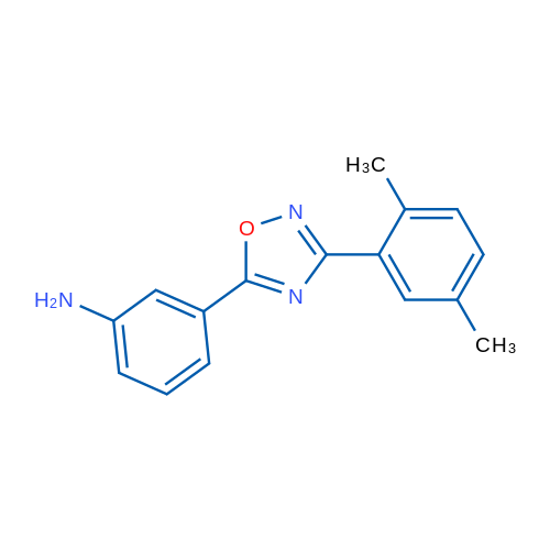 3-(3-(2,5-Dimethylphenyl)-1,2,4-oxadiazol-5-yl)aniline 1g