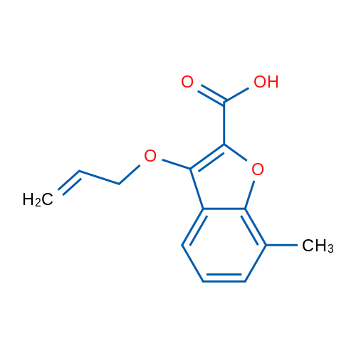3-(Allyloxy)-7-methylbenzofuran-2-carboxylic acid 1g