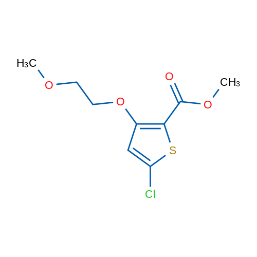 Methyl 5-chloro-3-(2-methoxyethoxy)thiophene-2-carboxylate 1g