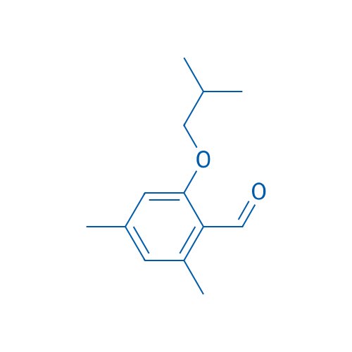 2-Isobutoxy-4,6-dimethylbenzaldehyde 1g