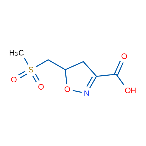 5-((Methylsulfonyl)methyl)-4,5-dihydroisoxazole-3-carboxylic acid 1g