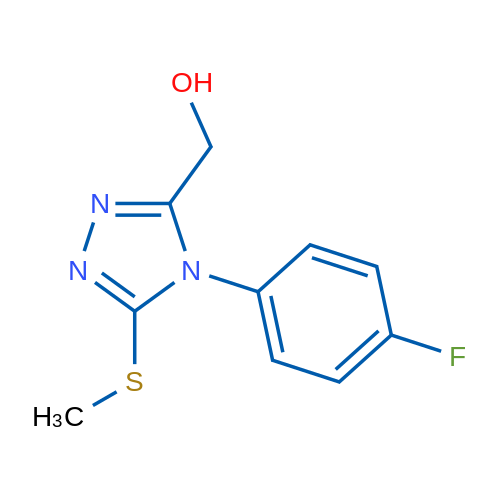 (4-(4-Fluorophenyl)-5-(methylthio)-4H-1,2,4-triazol-3-yl)methanol 1g