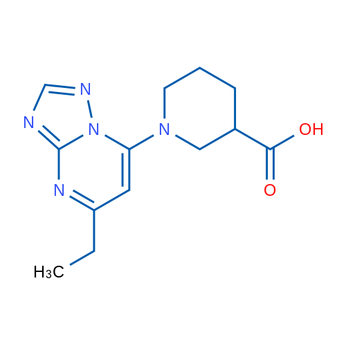 1-(5-Ethyl-[1,2,4]triazolo[1,5-a]pyrimidin-7-yl)piperidine-3-carboxylic acid 1g