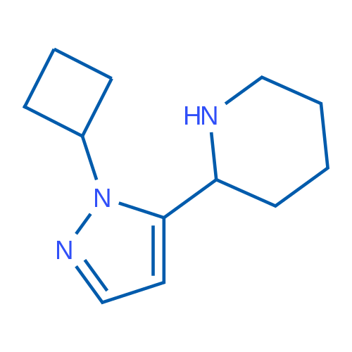 2-(1-Cyclobutyl-1H-pyrazol-5-yl)piperidine 1g
