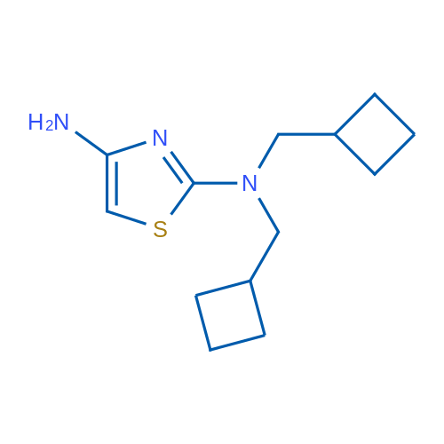 N2,N2-Bis(cyclobutylmethyl)thiazole-2,4-diamine 1g