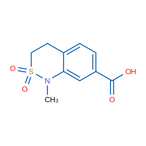 1-Methyl-3,4-dihydro-1H-benzo[c][1,2]thiazine-7-carboxylic acid 2,2-dioxide 1g
