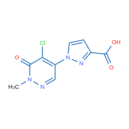 1-(5-Chloro-1-methyl-6-oxo-1,6-dihydropyridazin-4-yl)-1H-pyrazole-3-carboxylic acid 1g