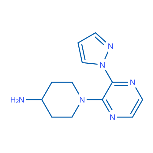 1-(3-(1H-Pyrazol-1-yl)pyrazin-2-yl)piperidin-4-amine 1g