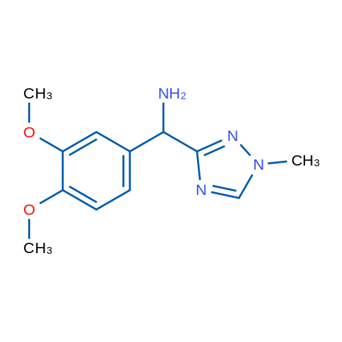 (3,4-Dimethoxyphenyl)(1-methyl-1H-1,2,4-triazol-3-yl)methanamine 1g