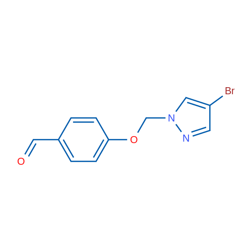 4-((4-Bromo-1H-pyrazol-1-yl)methoxy)benzaldehyde 1g