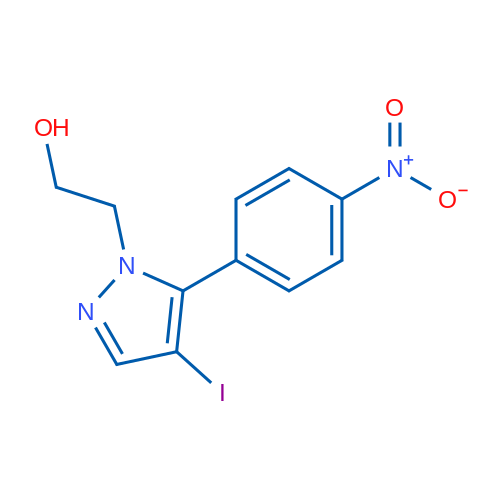 2-(4-Iodo-5-(4-nitrophenyl)-1H-pyrazol-1-yl)ethanol 1g