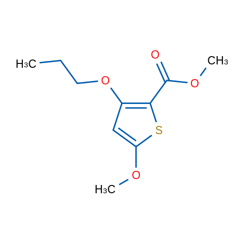 Methyl 5-methoxy-3-propoxythiophene-2-carboxylate 1g