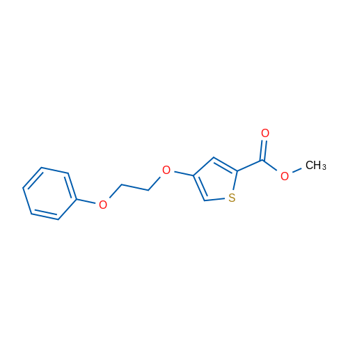 Methyl 4-(2-phenoxyethoxy)thiophene-2-carboxylate 1g