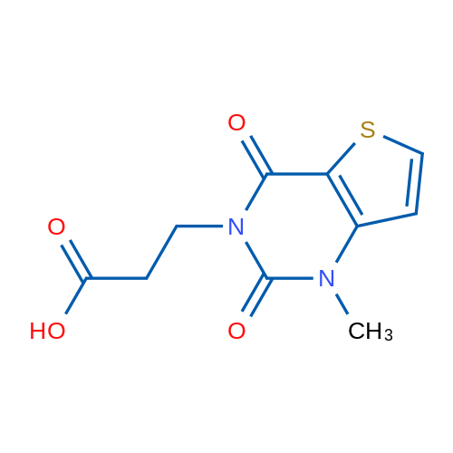 3-(1-Methyl-2,4-dioxo-1,2-dihydrothieno[3,2-d]pyrimidin-3(4H)-yl)propanoic acid 1g