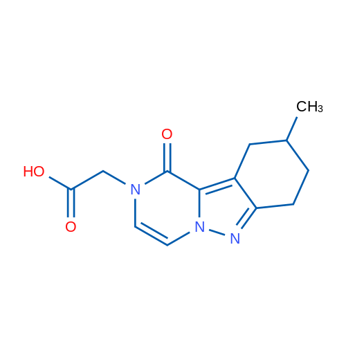 2-(9-Methyl-1-oxo-7,8,9,10-tetrahydropyrazino[1,2-b]indazol-2(1H)-yl)acetic acid 1g