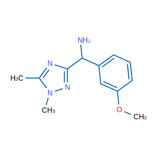 (1,5-Dimethyl-1H-1,2,4-triazol-3-yl)(3-methoxyphenyl)methanamine 1g