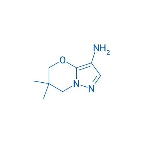 6,6-Dimethyl-5H,6H,7H-pyrazolo[3,2-b][1,3]oxazin-3-amine 250mg