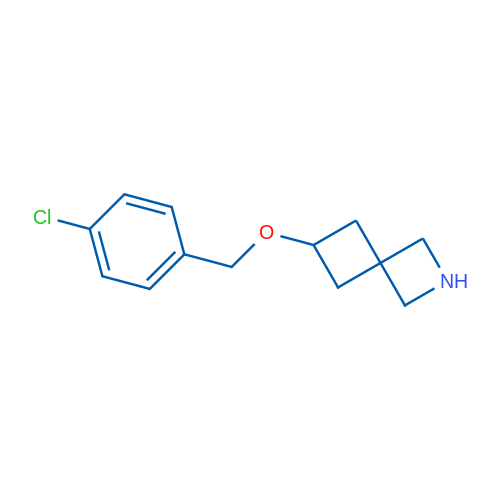 6-((4-Chlorobenzyl)oxy)-2-azaspiro[3.3]heptane 1g