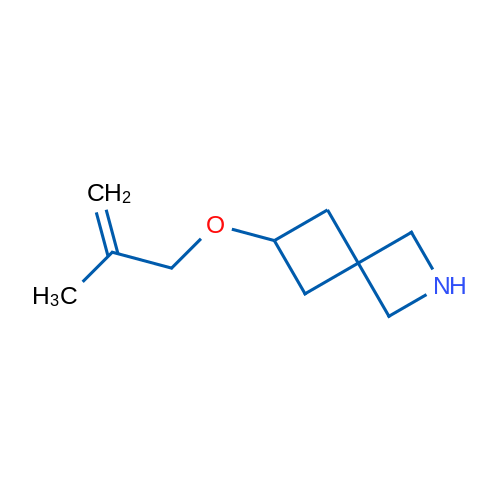 6-((2-Methylallyl)oxy)-2-azaspiro[3.3]heptane 1g