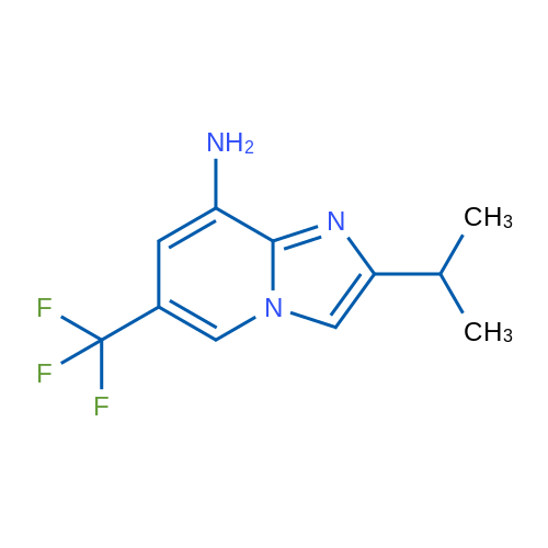 2-Isopropyl-6-(trifluoromethyl)imidazo[1,2-a]pyridin-8-amine 1g