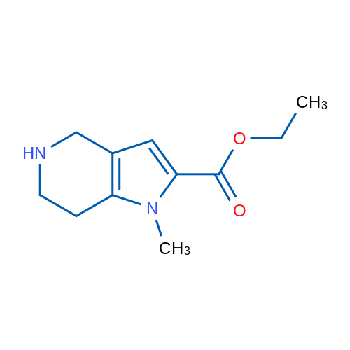 Ethyl 1-methyl-4,5,6,7-tetrahydro-1H-pyrrolo[3,2-c]pyridine-2-carboxylate 1g