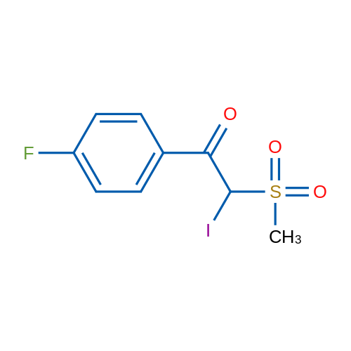 1-(4-Fluorophenyl)-2-iodo-2-(methylsulfonyl)ethanone 1g