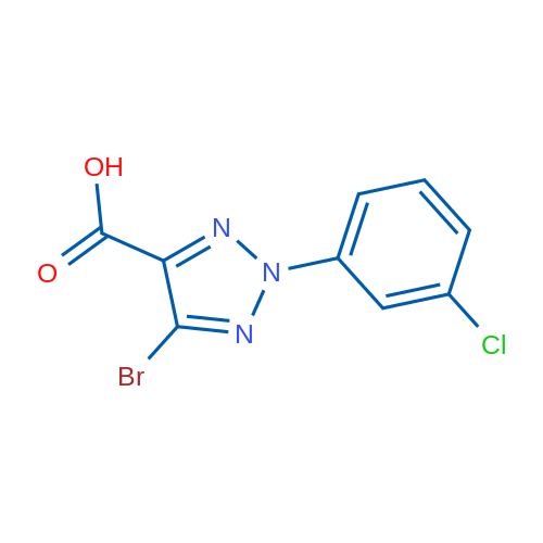 5-Bromo-2-(3-chlorophenyl)-2H-1,2,3-triazole-4-carboxylic acid 1g