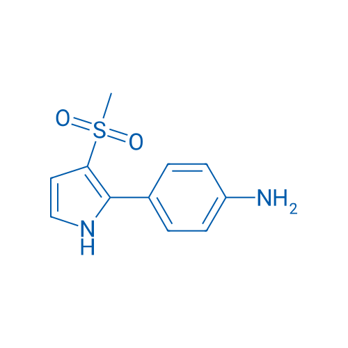 4-(3-(Methylsulfonyl)-1H-pyrrol-2-yl)aniline 1g