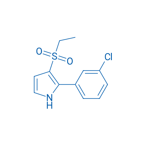 2-(3-Chlorophenyl)-3-(ethylsulfonyl)-1H-pyrrole 1g