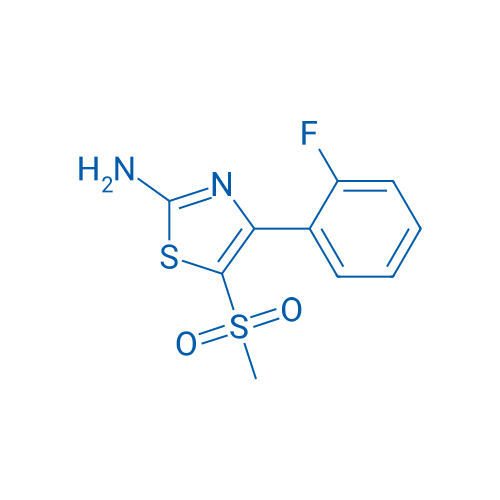 4-(2-Fluorophenyl)-5-(methylsulfonyl)thiazol-2-amine 1g