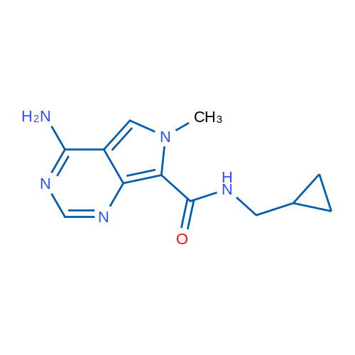 4-Amino-N-(cyclopropylmethyl)-6-methyl-6H-pyrrolo[3,4-d]pyrimidine-7-carboxamide 1g
