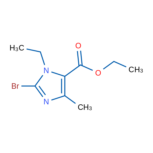 Ethyl 2-bromo-1-ethyl-4-methyl-1H-imidazole-5-carboxylate 1g