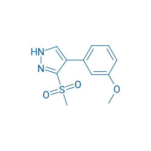 4-(3-Methoxyphenyl)-3-(methylsulfonyl)-1H-pyrazole 1g