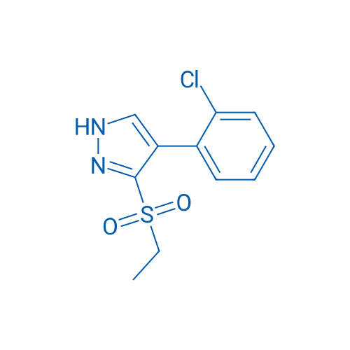 4-(2-Chlorophenyl)-3-(ethylsulfonyl)-1H-pyrazole 1g