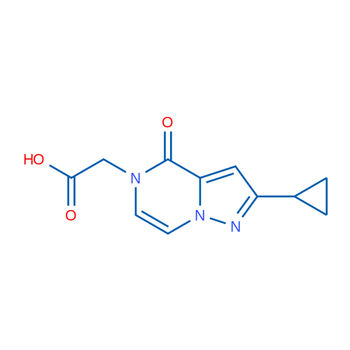 2-(2-Cyclopropyl-4-oxopyrazolo[1,5-a]pyrazin-5(4H)-yl)acetic acid 1g