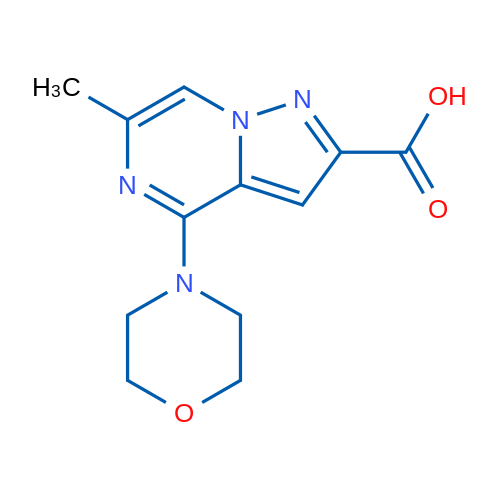 6-Methyl-4-morpholinopyrazolo[1,5-a]pyrazine-2-carboxylic acid 1g