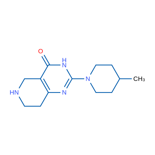 2-(4-Methylpiperidin-1-yl)-5,6,7,8-tetrahydropyrido[4,3-d]pyrimidin-4(3H)-one 1g