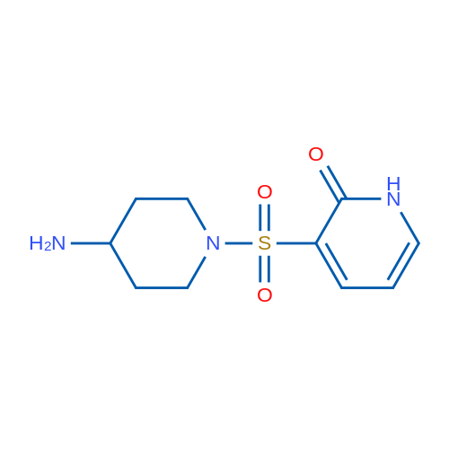 3-((4-Aminopiperidin-1-yl)sulfonyl)pyridin-2(1H)-one 1g