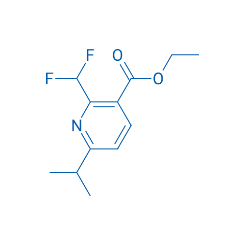 Ethyl 2-(difluoromethyl)-6-isopropylnicotinate 1g