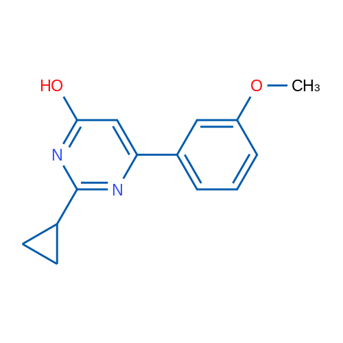 2-Cyclopropyl-6-(3-methoxyphenyl)pyrimidin-4-ol 1g