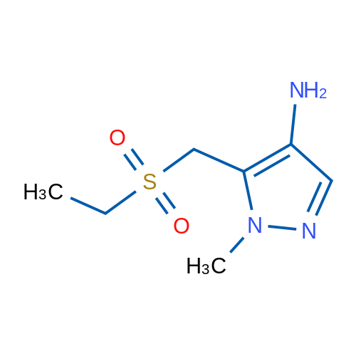 5-((Ethylsulfonyl)methyl)-1-methyl-1H-pyrazol-4-amine 1g