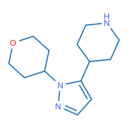 4-(1-(Tetrahydro-2H-pyran-4-yl)-1H-pyrazol-5-yl)piperidine 1g