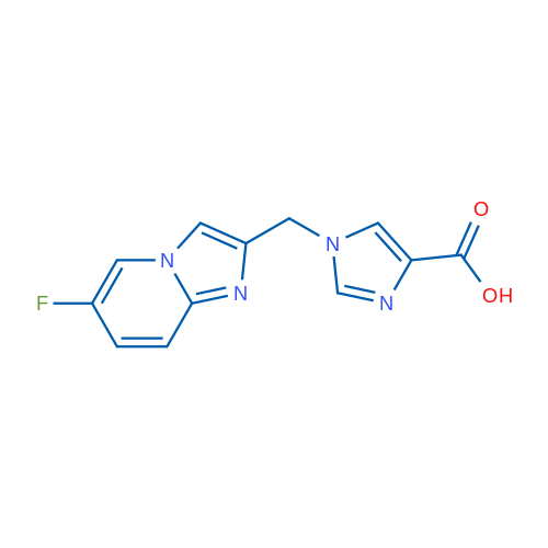 1-((6-Fluoroimidazo[1,2-a]pyridin-2-yl)methyl)-1H-imidazole-4-carboxylic acid 1g