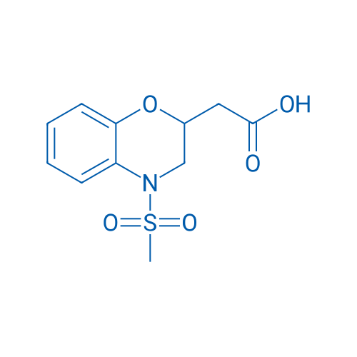 2-(4-(Methylsulfonyl)-3,4-dihydro-2H-benzo[b][1,4]oxazin-2-yl)acetic acid 1g