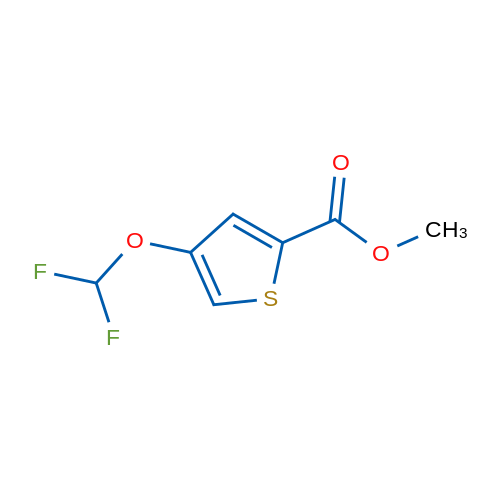 Methyl 4-(difluoromethoxy)thiophene-2-carboxylate 1g