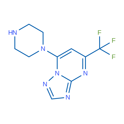 7-(Piperazin-1-yl)-5-(trifluoromethyl)-[1,2,4]triazolo[1,5-a]pyrimidine 1g