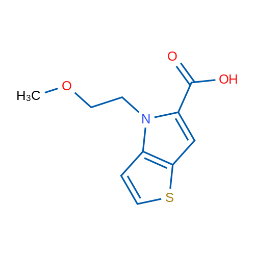 4-(2-Methoxyethyl)-4H-thieno[3,2-b]pyrrole-5-carboxylic acid 1g