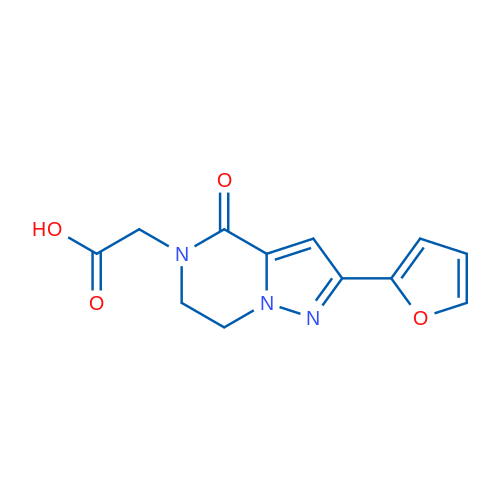 2-(2-(Furan-2-yl)-4-oxo-6,7-dihydropyrazolo[1,5-a]pyrazin-5(4H)-yl)acetic acid 1g